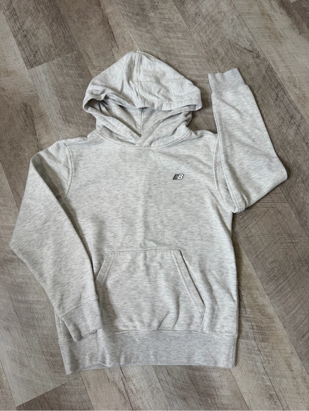 New Balance Light Gray Hooded Sweatshirt